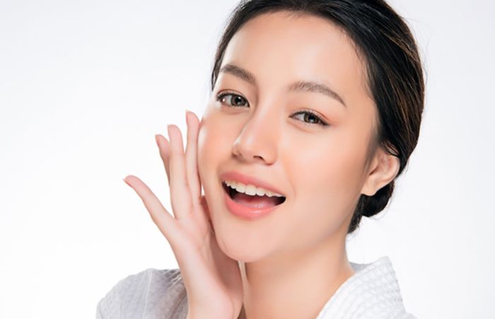 Ilustrasi kulit glowing