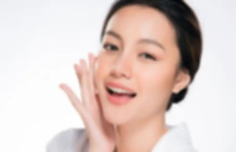 Ilustrasi kulit glowing