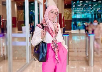 Fashion Hijab Mulan Jameela saat Kondangan Pakai Kebaya Pas Body Disayangkan Netizen: Padahal Kemarin Udah Syar'i