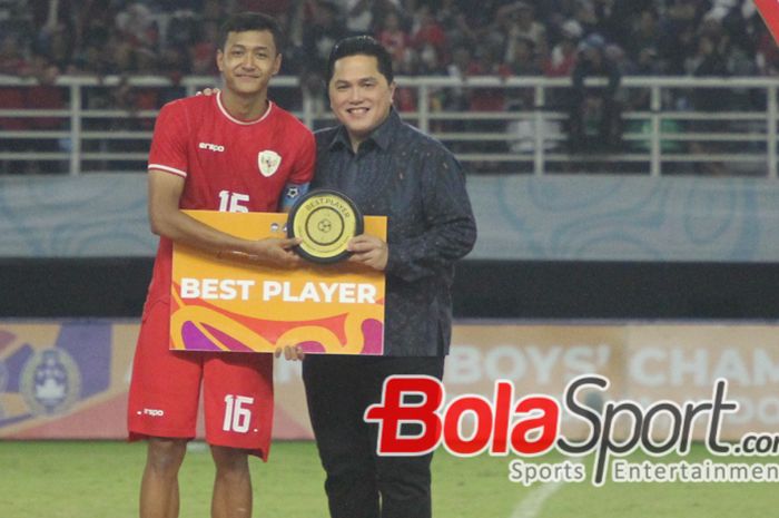 Kapten Timnas U-19 Indonesia Dony Tri Pamungkas menjadi Pemain Terbaik di ASEAN CUP U-19 2024. 