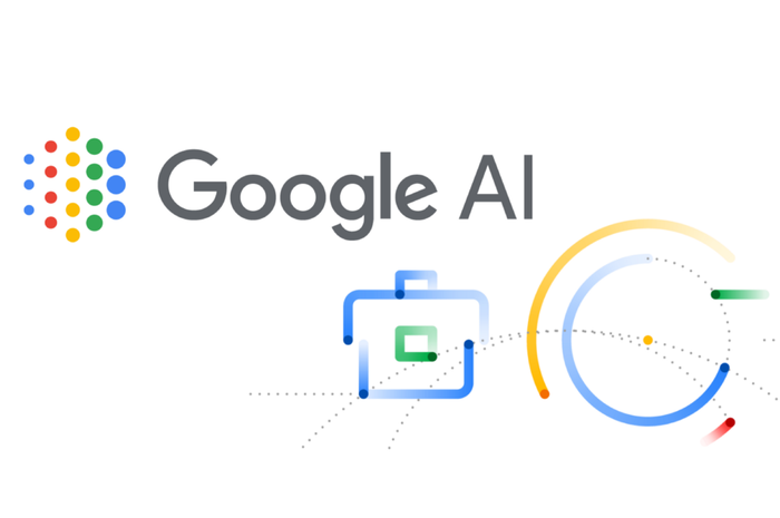 Ilustrasi produk Google AI