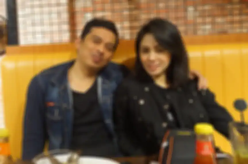 Saphira Indah dan suaminya, Rico Hidros Daeng