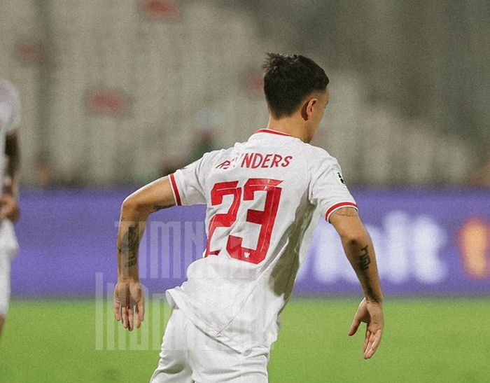 Eliano Reijnders debut bersama timnas Indonesia saat lawan Bahrain di Kualifikasi Piala Dunia 2026, di Bahrain National Stadium, Kamis (10/10/2024).