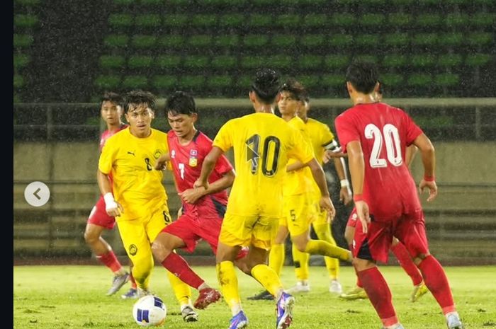Cuplikan laga Malaysia Vs Laos di grup H Kualifikasi Piala Asia U-20 2027 di Stadion Nasional Laos, Minggu (6/9/2026).