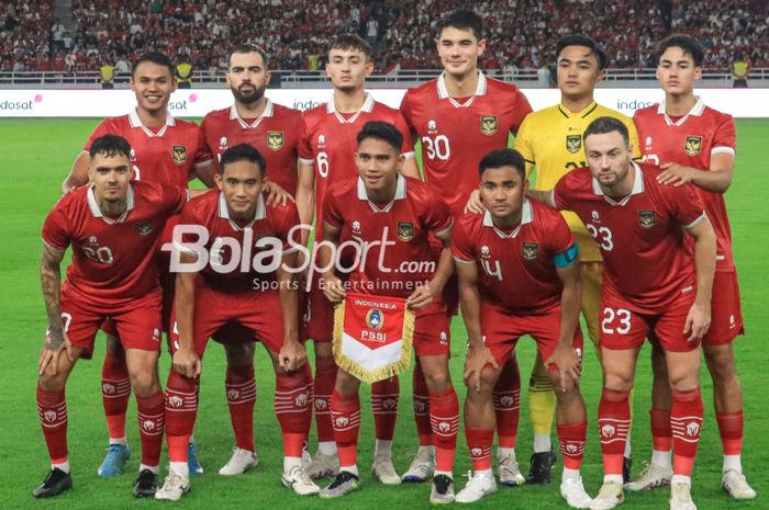 Skuad timnas Indonesia.