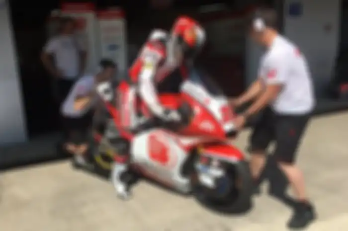 Dimas Ekky Pratama melakoni tes resmi Moto2 Jerez hari ini, (7/5/2019).