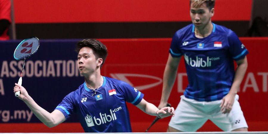 Hasil Indonesia Masters 2020 - Marcus/Kevin Berhasil Lolos dari Maut