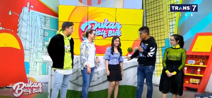 Dul Jaelani dan Tissa Biani diundang di acara Bukan Bisik Bisik