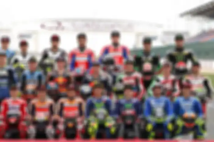 Ilustrasi deretan pembalap MotoGP