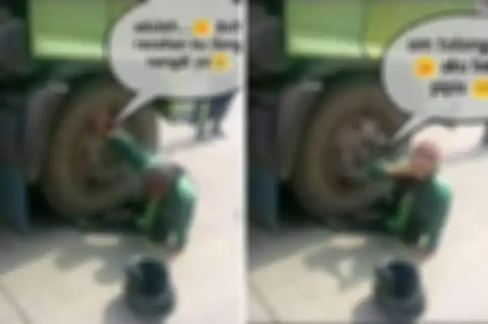 Emak-emak yang terlindas truk malah dijadikan bahan ejekan.