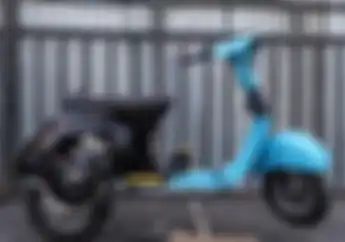Ngeri Larinya, Vespa P100TS Denpasar Ini Debut Pertama Tembus 38 DK