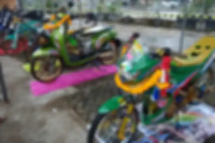 Motor modifikasi serbu kota Lubuk Linggau