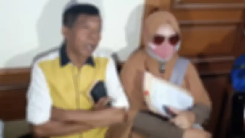 Kiwil dan Rohimah saat ditemui di Pengadilan Agama Jakarta Selatan, Rabu (20/1/2021).