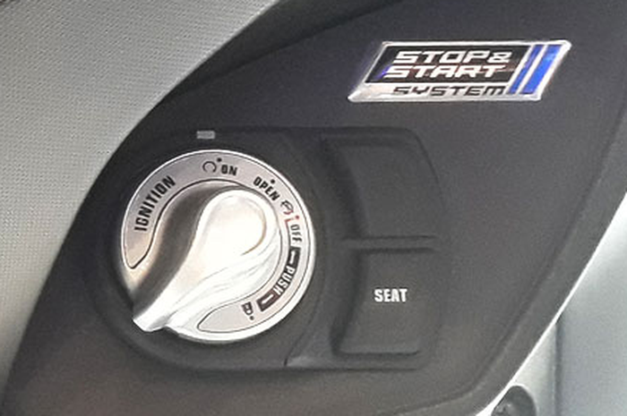 Rumah kunci kontak keyless di Lexi 125 S