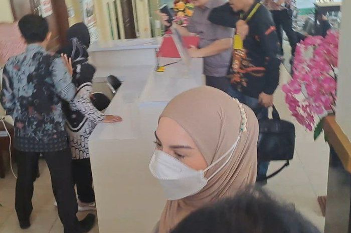 Irish Bella di Pengadilan Agama (PA) Depok pada Kamis (4/1/2024).