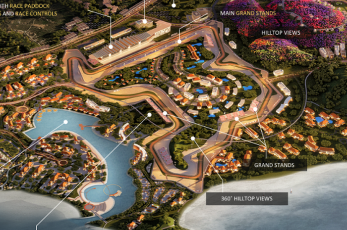 Ilustrasi. Sirkuit Mandalika untuk MotoGP Indonesia 2021