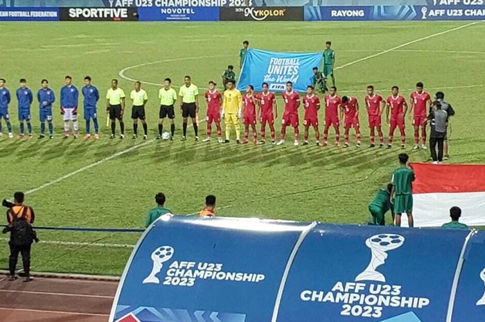 Thailand vs Timnas U-23 Indonesia di semifinal Piala AFF U-23 2023.