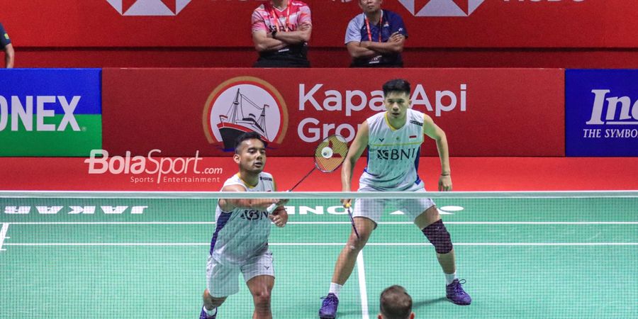 Hasil Indonesia Open 2023 - Duel Sengit Derbi Merah Putih Dimenangi Pram/Yere, Akhirnya Pecah Telur Atas The Daddies