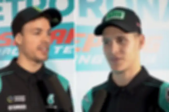 Pembalap Petronas Yamaha SRT di MotoGP 2019, Franco Morbidelli dan Fabio Quartararo