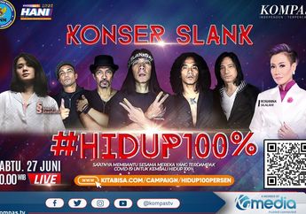 Sambut Hari Anti Narkotika Internasional, Slank Gelar Konser Amal Virtual di KompasTV, Catat Tanggalnya!