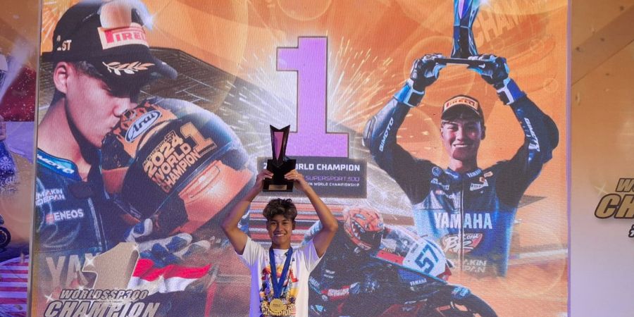 Dapat Bonus Ucapan Selamat dari Quartararo, Aldi Satya Mahendra Ceritakan Momen Sebelum Resmi Jadi Juara Dunia World Supersport 300 2024