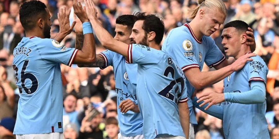 Hasil Liga Inggris - Erling Haaland Cetak Gol Ke-20, Man City Lanjutkan Rekor Tak Terkalahkan dengan Bekuk Southampton