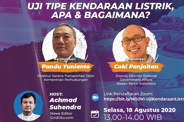 Ngobrol Virtual (NgoVi) soal kendaraan listrik, apakah uji tipenya ribet?