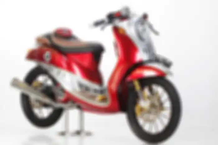 Modifikasi Yamaha Fino Cafe Racer