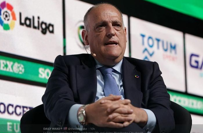 Presiden La Liga, Javier Tebas.