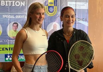 Jelang Laga Eksebisi Tenis dengan Eugenie Bouchard, Begini Persiapan Luna Maya