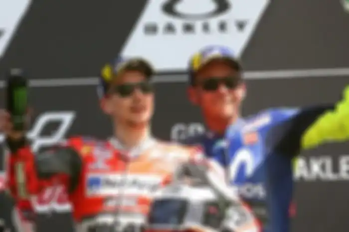 Valentino Rossi raih posisi ketiga