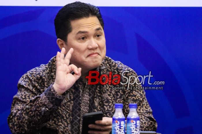 Ketua Umum PSSI, Erick Thohir, banggakan prestasi Timnas Indonesia.