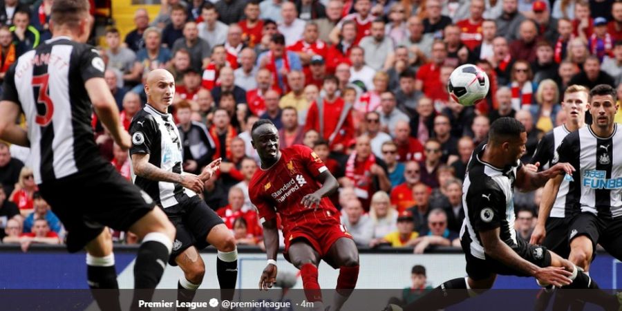 Salah dan Brace Mane Bawa Liverpool Masih Sempurna dan Hajar Newcastle