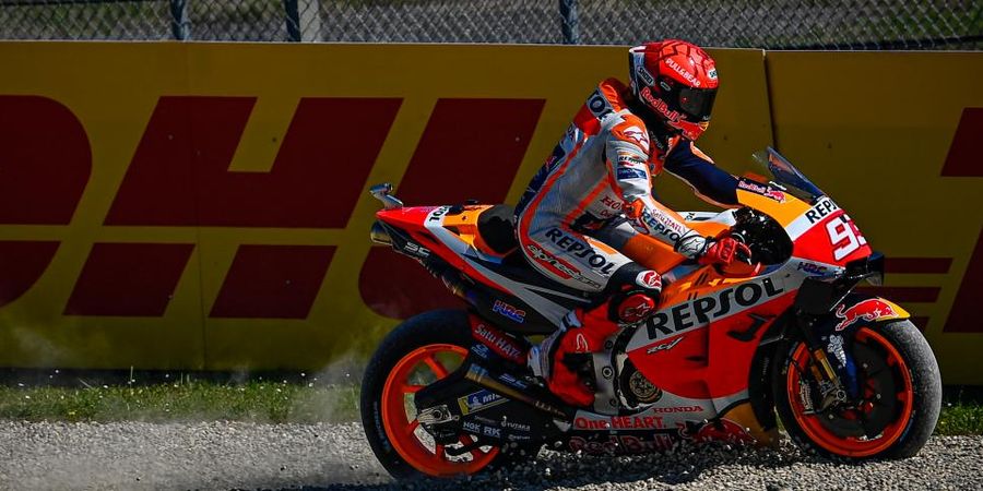 MotoGP Catalunya 2021 - Marc Marquez Tak Menyesal Cetak Hattrick Gagal Finis