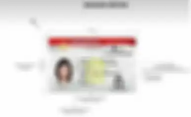 Tampilan desain SIM baru yang beredar di WhatsApp