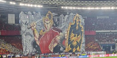 Koreo Apik dari La Grande Indonesia dan Ultras Garuda Curi Perhatian di Laga Timnas Indonesia Vs China