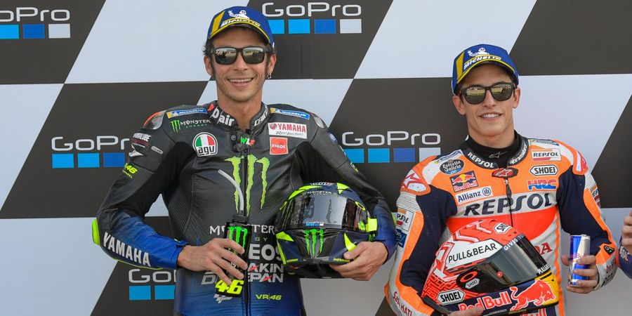 Legenda MotoGP Bingung Pilih  Valentino Rossi atau Marc Marquez