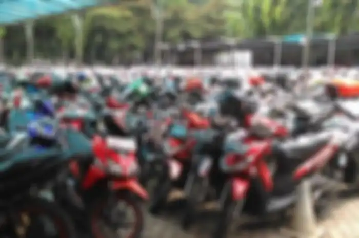 Ilustrasi parkir motor