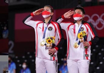 Dihadiahi Jam Saat Olimpiade Tokyo Usai Sabet Medali Emas, Ini Percakapan Presiden Olimpiade dengan Greysia Polii dan Apriyani