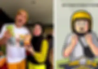 Sedih, Penyebab Artis Indra Bekti Digugat Cerai Istrinya, Sempat Unggah Video Kartun Naik Vespa