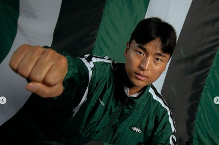 Pemain anyar PSS Sleman asal Korea Selatan, Moon Chang-jin.