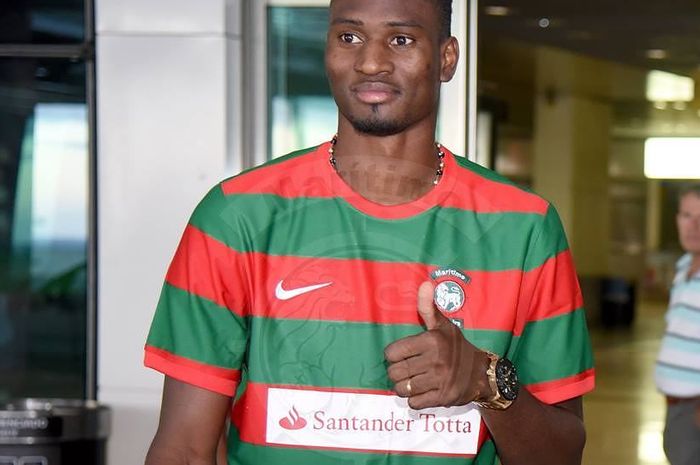 Amido Balde, striker asal Guinea-Bissau yang membela klub Libya, Al-Nasr Benghazi.