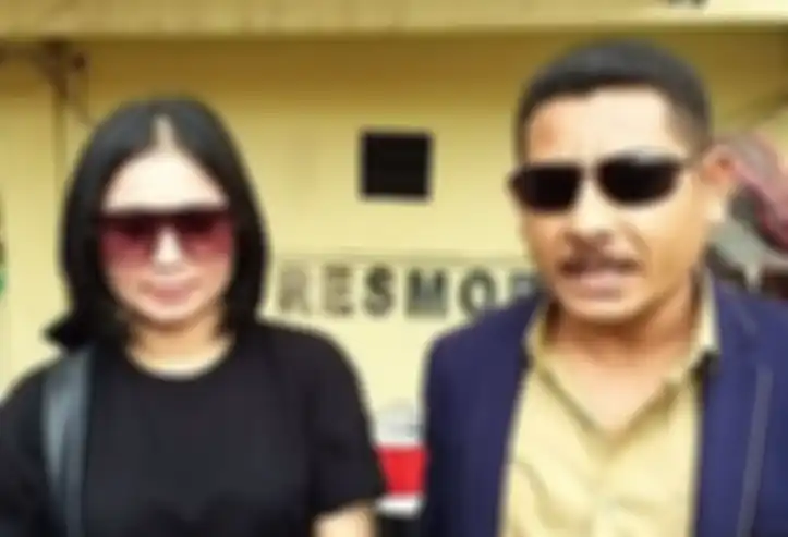 Tiara Marleen dan kuasa hukumnya saat ditemui di Polres Metro Depok pada Selasa (14/6/2022).