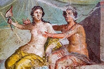 Aphrodite dan Ares.