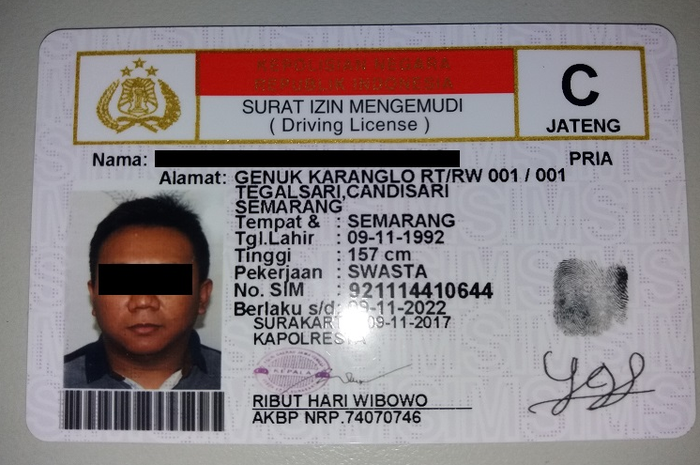 SIM C Kendaraan Bermotor