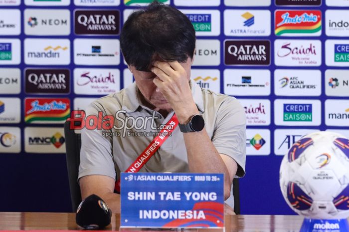 Pelatih timnas Indonesia, Shin Tae-yong.