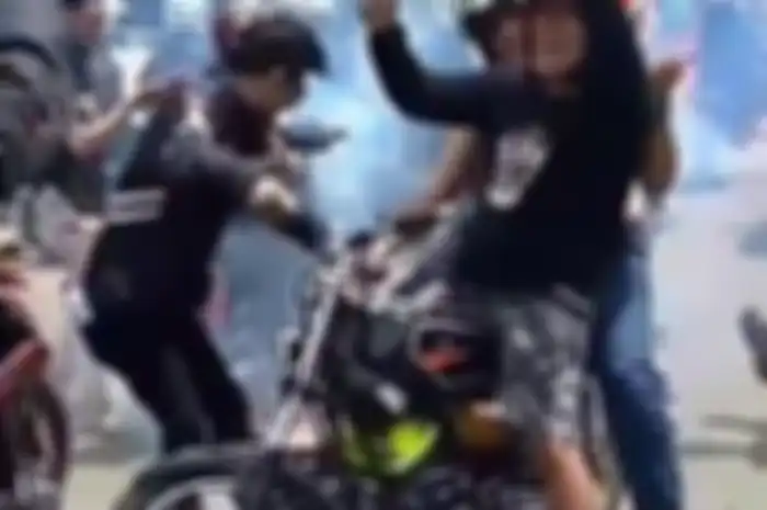 Oknum Anak Klub RX-King Yang Berbuat Onar di Jalan Umum