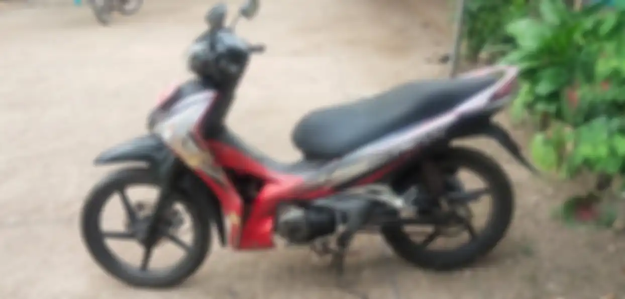 Honda Supra X 125 Helm In tahun 2012 dalam kondisi rusak berat.
