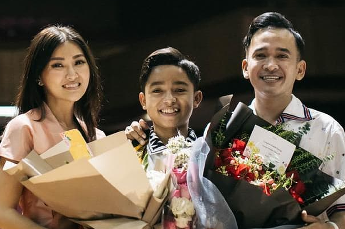 Sarwendah, Betrand Peto, dan Ruben Onsu