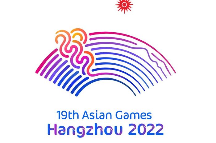 Ilustrasi logo Asian Games 2022.